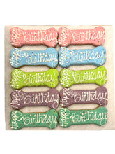 Load image into Gallery viewer, Paws Gourmet Bakery - Paws Gourmet Bakery Happy Birthday Bone Dog Treats