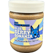 Load image into Gallery viewer, Poochie Butter - 12oz Blueberry Flavored Dog Peanut Butter Jar