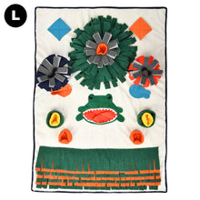 Load image into Gallery viewer, Puppia International Inc. - SWAMPY NOSEWORK DOG TOY FOR EXERCISE TRAINING BOREDOM: CREAM/GREEN / M