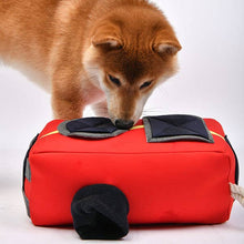 Load image into Gallery viewer, Puppia International Inc. - PUP BUS NOSEWORK DOG TOY FOR EXERCISE TRAINING BOREDOM: STRIPED / ONE SIZE