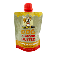 Load image into Gallery viewer, Poochie Butter - 8oz Dog Almond Butter Squeeze Pack