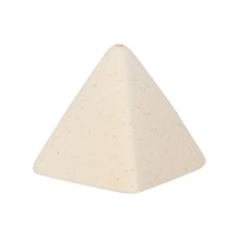 Load image into Gallery viewer, Modern Minimalist Cream Speckle Pyramid Incense Stick Holder
