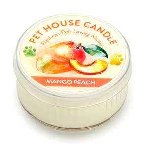 Pet House by One Fur All - Mango Peach Mini Candle 1.5 oz