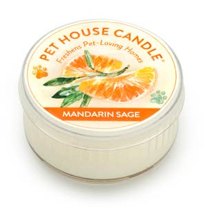 Pet House by One Fur All - Mandarin Sage Mini Candle 1.5 oz