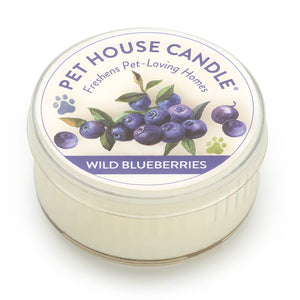 Pet House by One Fur All - Wild Blueberries Mini Candle 1.5 oz