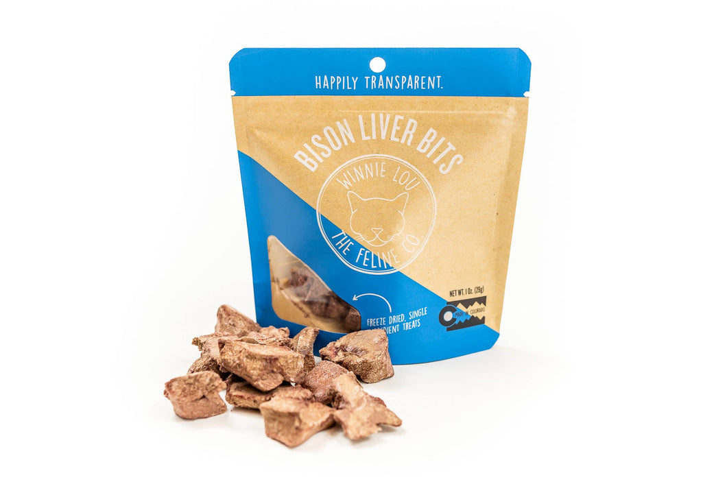 Winnie Lou - The Canine Co. - Bison Liver Bits - Cat