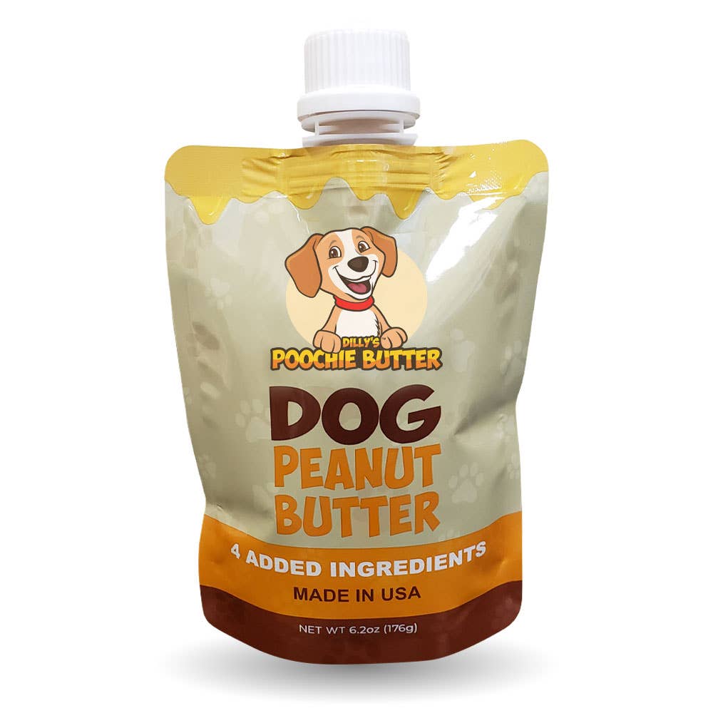 Dilly's™ Poochie Butter - Peanut Butter Squeeze Pack (8.2oz)